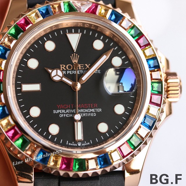 劳力士游艇名仕手表 金游艇Rolex yacht Master 116695 Rolex复刻男士腕表 gjs1934